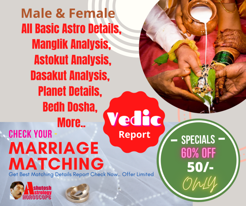 astrology services-marriage astrology report vedic